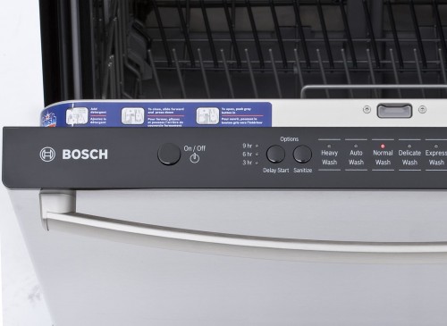 Các nút điều khiển của máy rửa bát Bosch