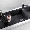 Chậu rửa bát đá Blancozia 8s 565.76.359 Màu đen