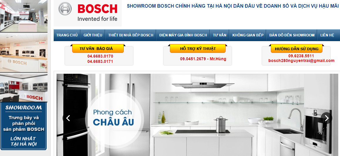 Mua thiết bị nhà bếp Bosch nhập khẩu giá rẻ