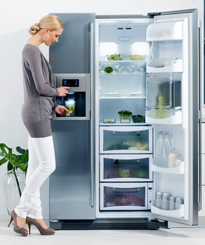 Sử dụng tủ lạnh side by side Bosch với công nghệ làm lạnh đa chiều