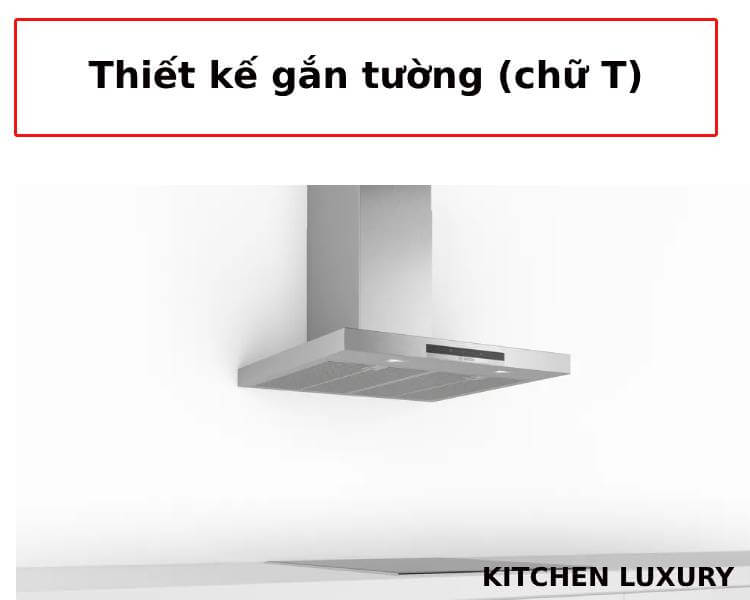 Thiết kế gắn tường máy hút mùi DWB77IM50 