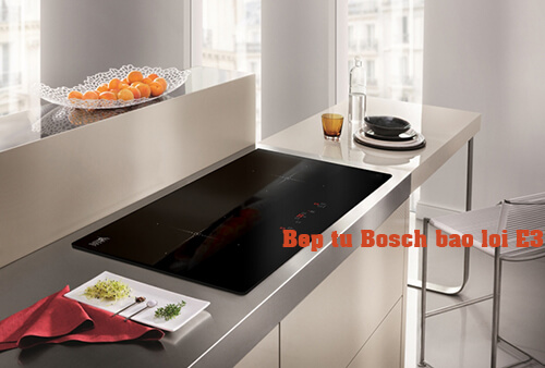 Bếp từ Bosch báo lỗi E3 khi nguồn cấp điện có hiệu điện thế <170V