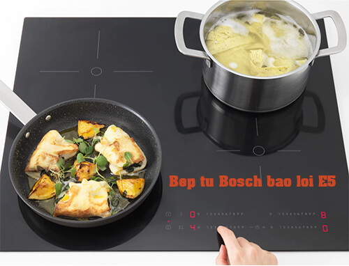 Bếp từ Bosch báo lỗi E5 khi sò công suất IGBT bị quá nhiệt