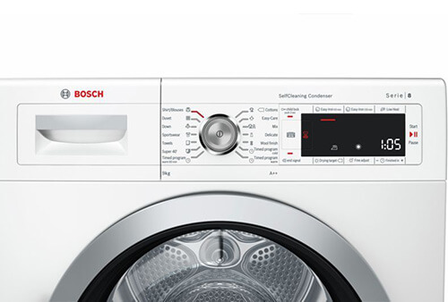 Nếu màn hình hiển thị của máy sấy quần áo Bosch không sáng hoặc nhấp nháy bạn cần kiểm tra nguồn điện hoặc đem máy đến các trung tâm bảo hành