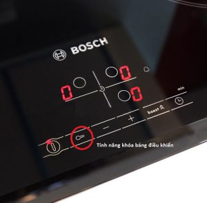 Cách mở khóa an toàn bếp từ Bosch