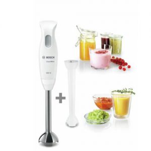 Máy xay cầm tay Bosch MSM26130 có công suất 600W, nhanh chóng xay nhuyễn nhiều thực phẩmMáy xay cầm tay Bosch MSM26130 có công suất 600W, nhanh chóng xay nhuyễn nhiều thực phẩm