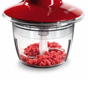 Máy xay thịt mini Bosch MMR08R2 đa công năng, xay thịt, rau, củ, gia vị