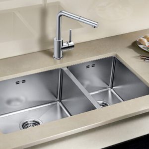 chậu rửa Blanco Quatrus R15 435/285-IU