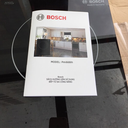 Đọc kĩ hướng dẫn sử dụng để biết cách nấu bếp từ Bosch tiết kiệm điện