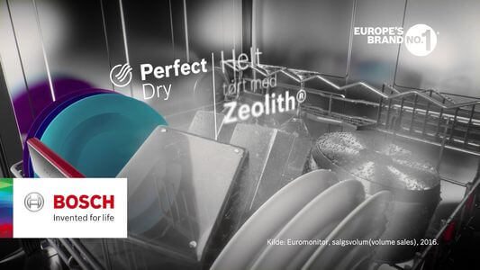 Công nghệ tiên tiến của máy rửa bát Bosch