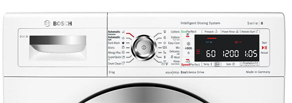 bảng điều khiển máy giặt Bosch WAW326H0EU