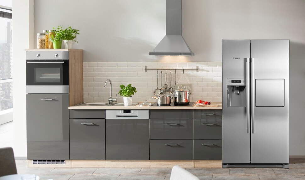 Tủ lạnh side by side Bosch phù hợp với mọi căn bếp hiện đại.