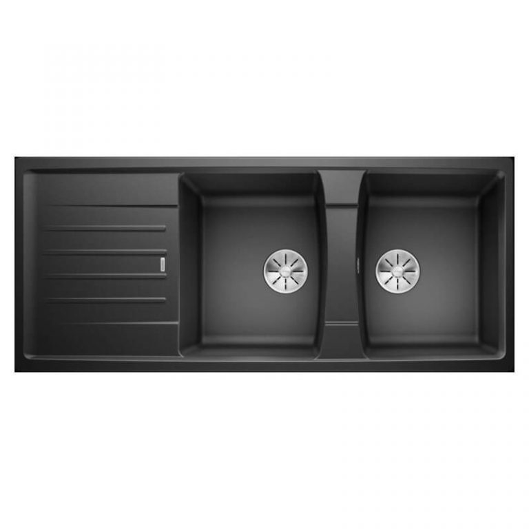 Chậu rửa bát đá Blanco LEXA 8S 524980 màu đen