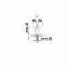 Vòi rửa bát 2 đường nước Blanco Mila 519414