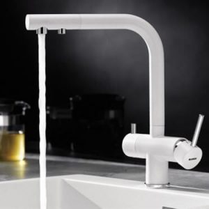 Vòi rửa bát cao cấp Blanco Fontas II màu đen 523130