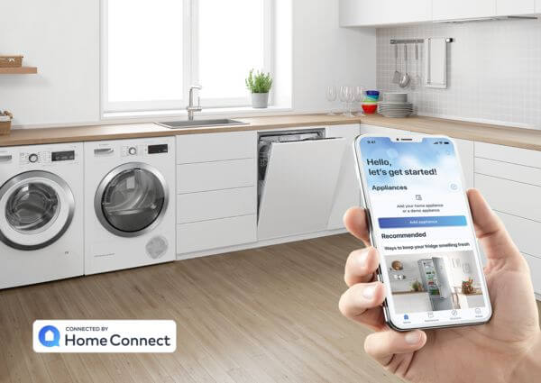 Home Connect của máy giặt Bosch Serie 8