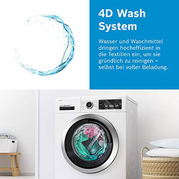 4D wash system máy giặt bosch