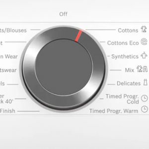các chương trình của máy sấy quần áo bosch WQG24200SG