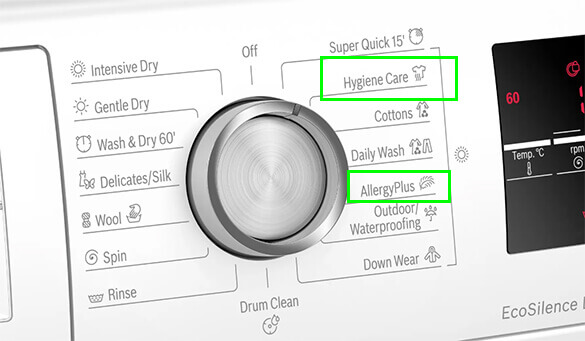 giặt diệt khuẩn máy giặt kết hợp sấy bosch WNA14400SG
