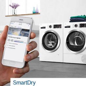 Smart Dry máy sấy quần áo Bosch WTX87MH0SG