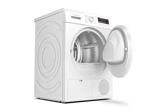 thiết kế máy sấy quần áo bơm nhiệt Bosch WTN84201MY