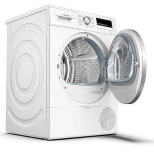 thiết kế máy sấy quần áo bơm nhiệt bosch WTR85V00SG