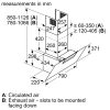 Kích thước máy hút mùi Bosch DWK87EM60B