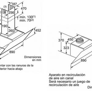 kích thước máy hút mùi bosch dwk98jq60b