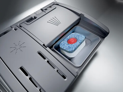 nguyên lý hoạt động và chất tẩy rửa dùng cho máy rửa bát Bosch