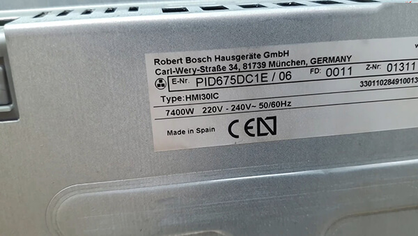 bếp từ Bosch PID675DC1E có xuất xứ ở đâu
