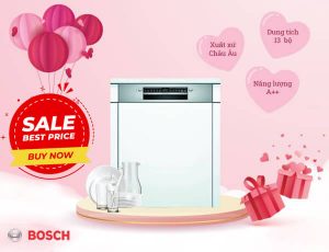 chương trình khuyến mãi mua máy rửa bát bosch SMI4HVS33E