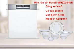 máy rửa bát bosch SMI6ZDS49E serie 6 có tốt không