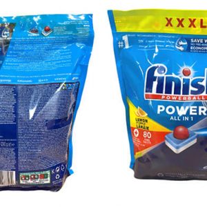 cách phân biệt Viên rửa bát Finish chính hãng All In 1 80 viên hương chanh