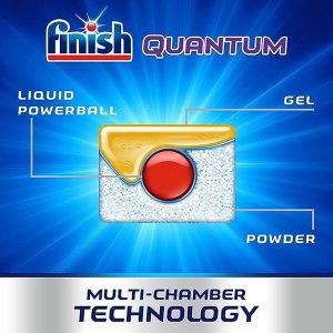 Thành phần chính viên rửa bát Finish Quantum 60 viên hương chanh