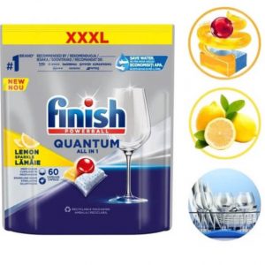 Tính năng vượt trội viên rửa bát Finish Quantum All In 1 60 viên hương chanh