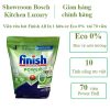 Viên rửa bát Finish All In 1 hữu cơ Eco 0%  70 viên chính hãng