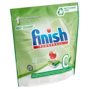 Viên rửa bát Finish All In 1 max Eco 0% 40 viên