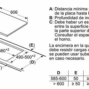 kích thước bếp từ bosch PXJ675DC1E