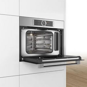 cửa mở lò hấp bosch CDG634AS0