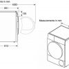kích thước máy sấy quần áo bosch WTH83028SG