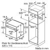 Kích thước lắp đặt lò nướng kết hợp vi sóng Bosch HMG778NB1