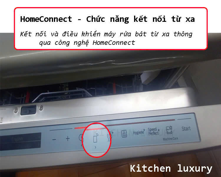 Chức năng kết nối Home Connect máy rửa bát Bosch SMS8TCI01E