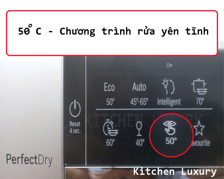 chương trình rửa ban đêm yên tĩnh máy rửa bát Bosch SMS6ZCI06E