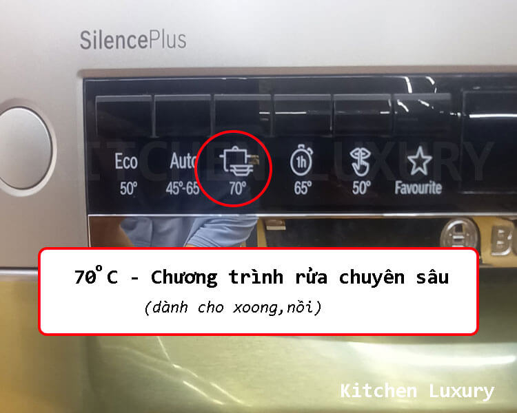 chương trình rửa chuyên sâu của máy rửa bát bosch sms4eci14e