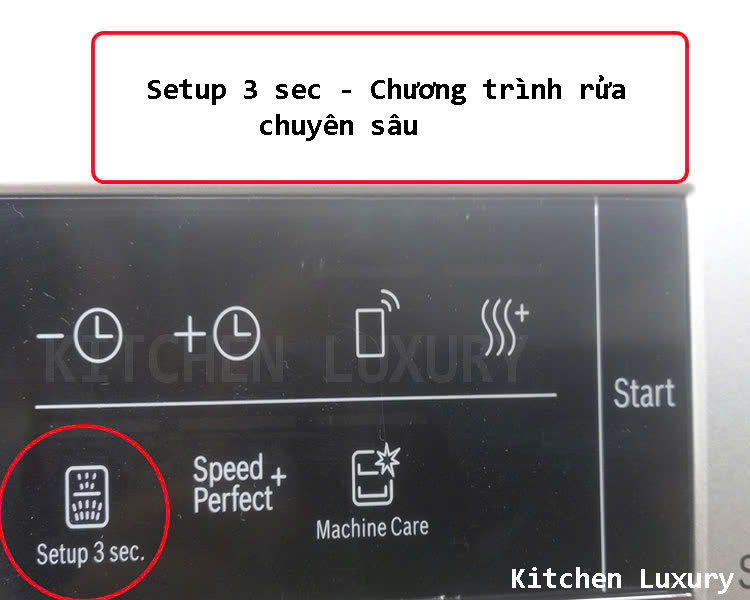 chương trình rửa chuyên sâu máy rửa bát Bosch SMS6ZCI06E