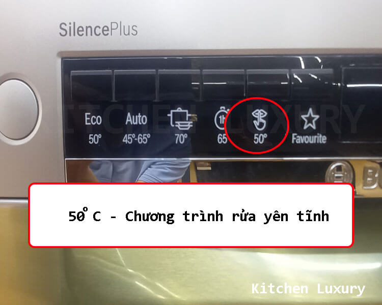 chương trình rửa yên tĩnh của máy rửa bát bosch sms4eci14e