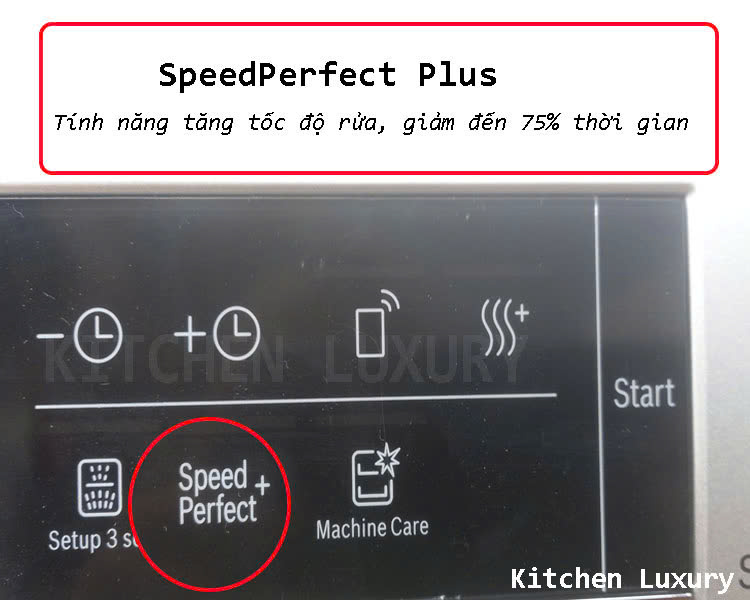 chương trình speedperfect plus máy rửa bát Bosch SMS6ZCI06E