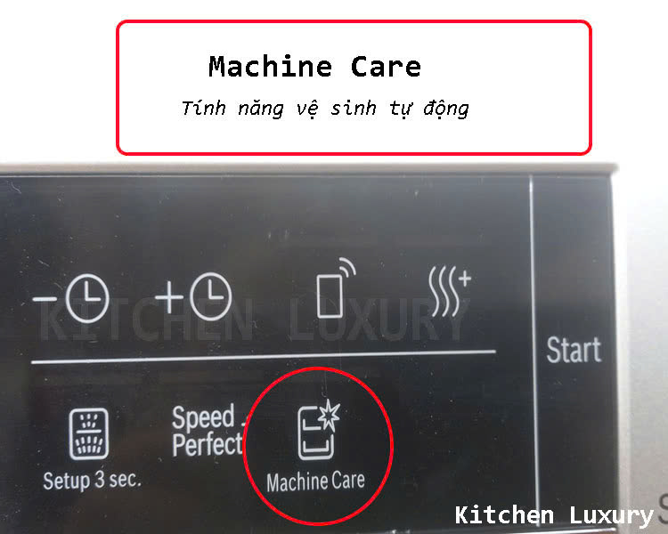 chương trình tự động vệ sinh Machine Care máy rửa bát Bosch SMS6ZCI06E