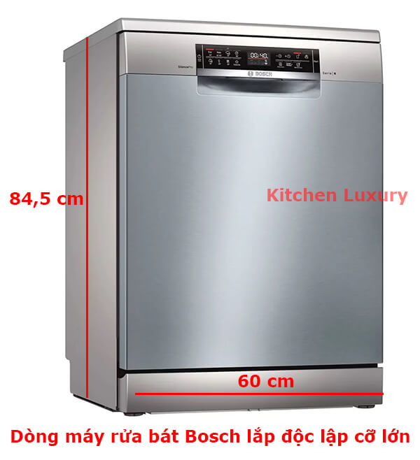 Dòng máy rửa bát Bosch lắp độc lập cỡ lớn