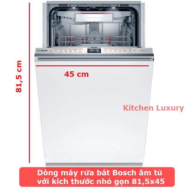 máy rửa bát Bosch lắp âm tủ nhỏ gọn